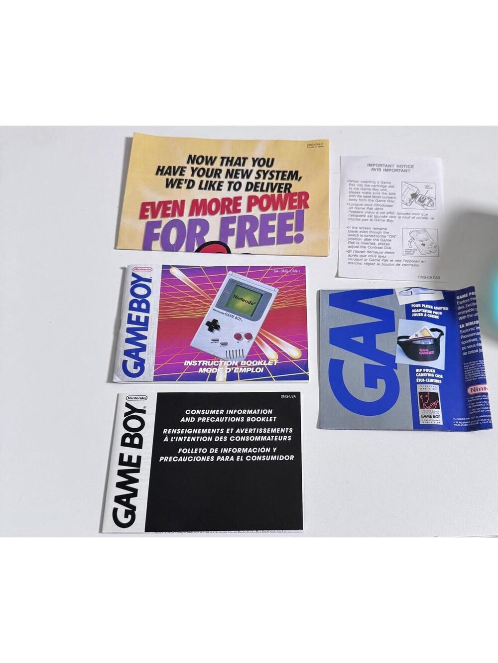 Nintendo Game Boy Console System Bundle In Box Tested Working - Picture 5 of 10